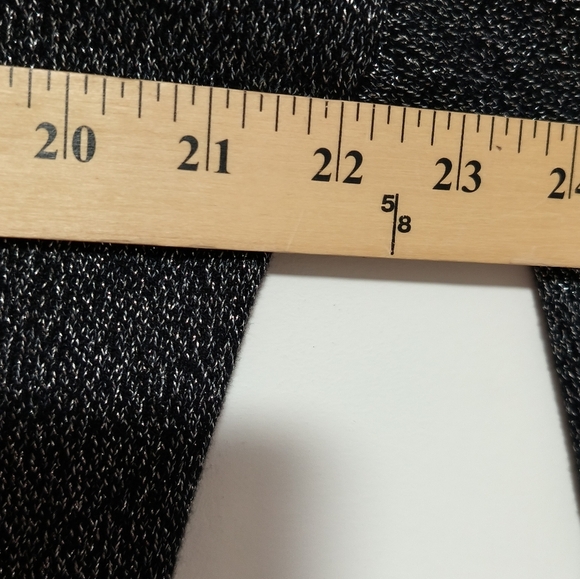 New I.N.C. Black Silver Metallic Sweater / Size L - Picture 9 of 11